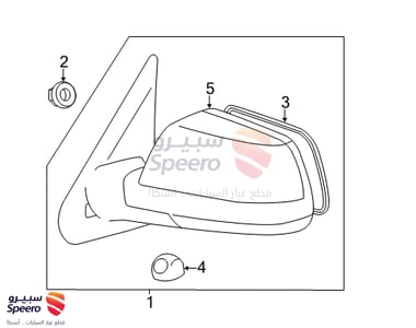 مراية جانبية يسار - 879400C231