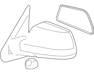 Mirror Assembly - 879400C261C0