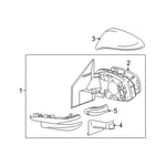 صورة غطاء مراية جانبية يسار