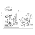 صورة غطاء مراية جانبية يسار