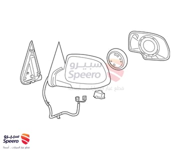 مراية جانبية يسار - 88980721