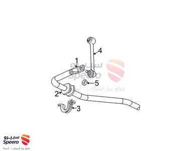 مسمار عمود توازن خلفي يسار - 88982342