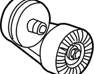 Serpentine Tensioner - 89017309