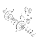Front Brake Pad Kit 89026844
