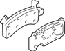 Front Brake Pad Kit - 89026844