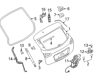 Stay Assy-Back Door, RH - 904521CA0A