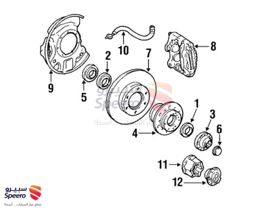 HOSE, FLEXIBLE, NO.1(FOR FRONT) - 9094702447