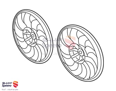 Left Radiator Fan - 92191939