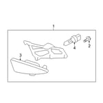 صورة Front Driver Side Fog Light Assembly