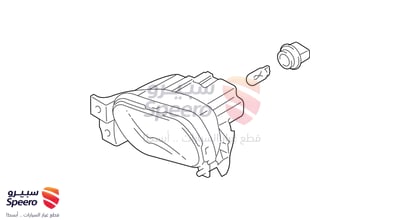 كشاف ضباب امامي يمين