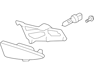 Front Passenger Side Fog Light Assembly - 922022H000