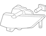Front Passenger Side Fog Light Assembly - 922023K000