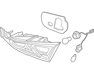 Lamp Assembly-Rear Combination Inside, LH - 92403F2000