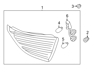 Lamp Assembly-Rear Combination Inside, RH - 924043X200