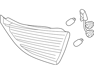 Lamp Assembly-Rear Combination Inside, RH - 924043X200
