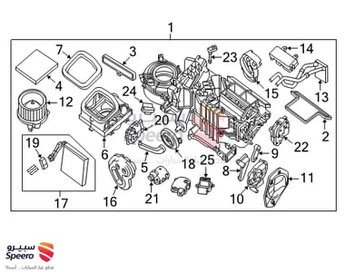 كشاف ضباب امامي يسار - 92490ZS50A