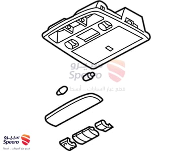 ديكور لمبة سقف أمامي - 928002C500QS