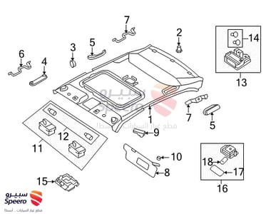 Lamp Assembly-OVERHEADEAD Console - 928002G010J7