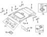 Lamp Assembly-OVERHEADEAD Console - 928002G010J7