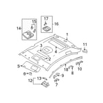 صورة Overhead Console Lamp Assembly