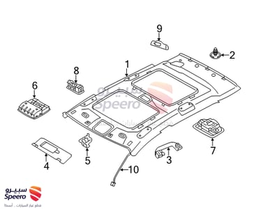 Lamp Assembly-OVERHEADEAD Console - 928003W010WK
