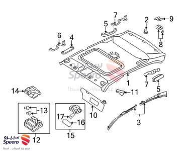 لمبة سقف أمامي - 928702G500J7