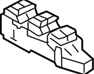 Power Window Main Switch Assembly - 935702W000