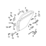 صورة Rear Power Window Switch Assembly