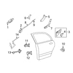 صورة زر تحكم زجاج خلفي يمين