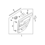 صورة زر تحكم زجاج خلفي يسار