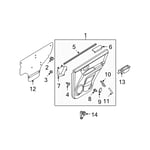 صورة Rear Power Window Sub Right Switch Assembly
