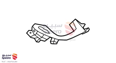 زر تحكم زجاج خلفي يسار