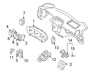 Switch Assembly-Hazard - 937903K000FZ