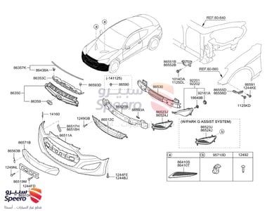 Ultrasonic Sensor Assembly-Bws - 957202M000CA