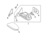 Right Side Mirror - 963019N84A