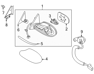 Mirror Assembly-Outside LH - 963023TH3A