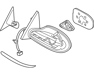 Mirror Assembly-Outside LH - 963023TH3A
