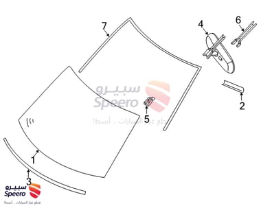 مراية سقف - 96321ZP01A