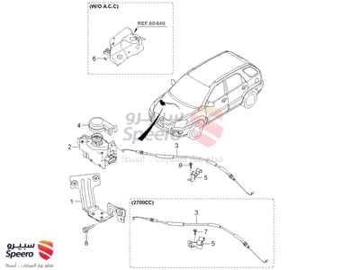 ACTUATOR ASSY-CRUISE CONTROL - 964402E000
