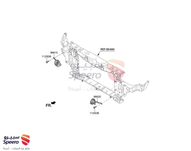 HORN ASSY-ELECTRIC LOW - 96611J5000