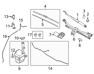 Passenger Windshield Wiper Blade Assembly - 983612T000