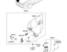 MOTOR & PUMP ASSY-W/SHLD WASHE - 98510C1000