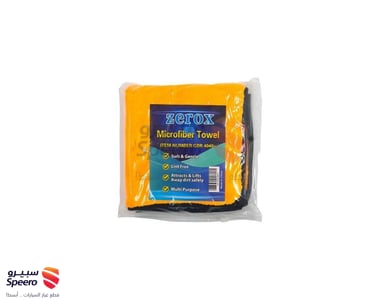 قماش ميكروفايبر وجهين للتمسيح برتقالي و رمادي 40×40 - زيروكس ZEROX - AM000268