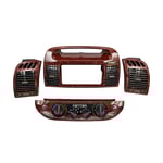 صورة بكج ديكور ريش مكيف و ديكور مفتاح المكيف لكامري 2003-2006 - خشبي