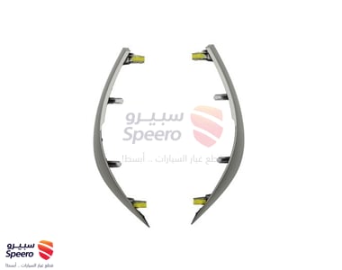 بكج ديكور مكيف اسود و ديكور اكتاف جانبية فضي كورولا 2008-2013 - AM000608