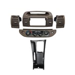 صورة بكج ديكور ريش مكيف بيج و ديكور مفتاح المكيف بيج ، ديكور جير  بغطاء أسود كامري 2003-2006