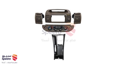 بكج ديكور ريش مكيف بيج و ديكور مفتاح المكيف بيج ، ديكور جير  بغطاء أسود كامري 2003-2006