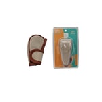 صورة تلبيسة قير جلد فتحة امامية - بيج/بني