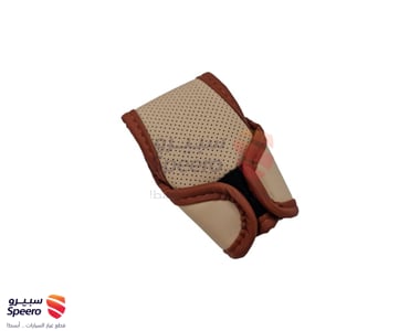 تلبيسة قير جلد فتحتين جانبيتين - بيج/بني - AM000774