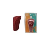 صورة تلبيسة قير كامل جلد - احمر